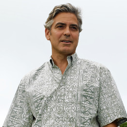 George Clooney im Hawaiihemd