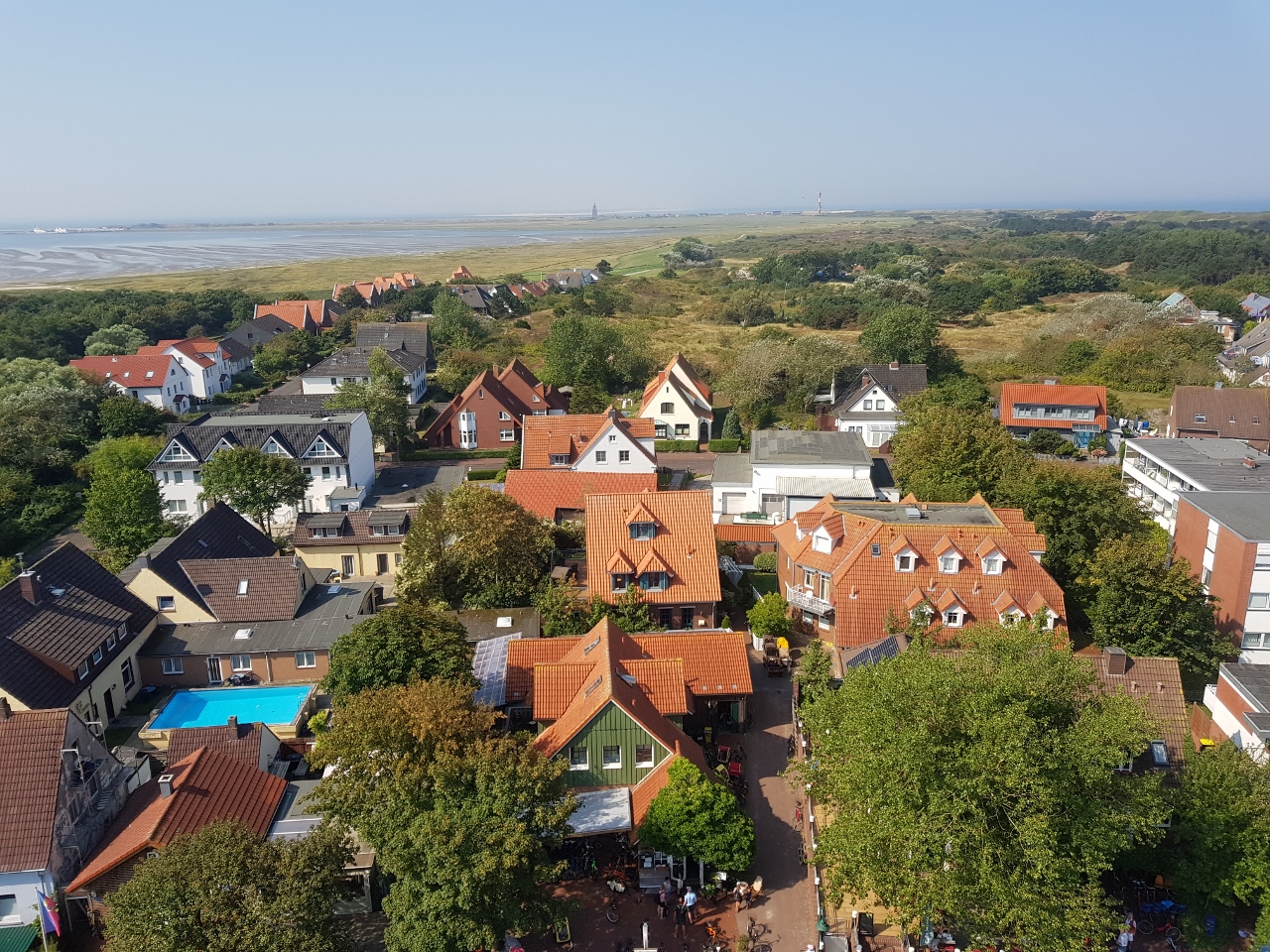 Wangerooge von oben