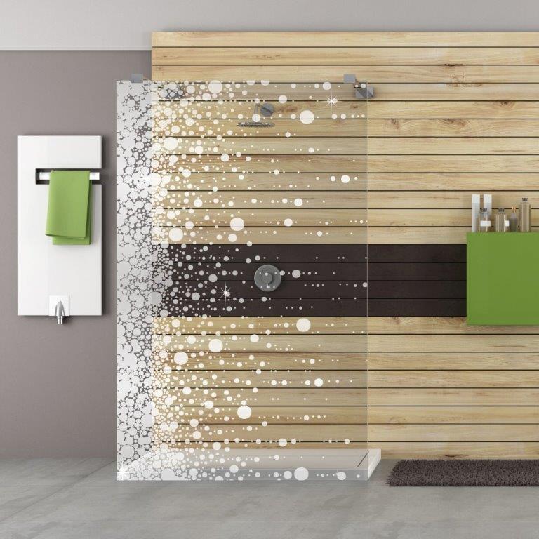 Glasdusche Mit Laser Motiv Motivdusche Duschdesign