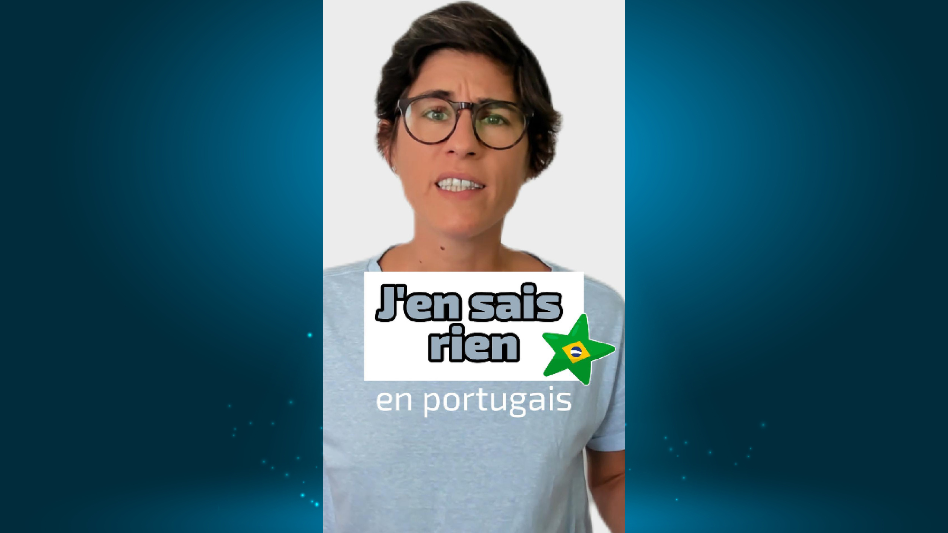 J'EN SAIS RIEN en portugais