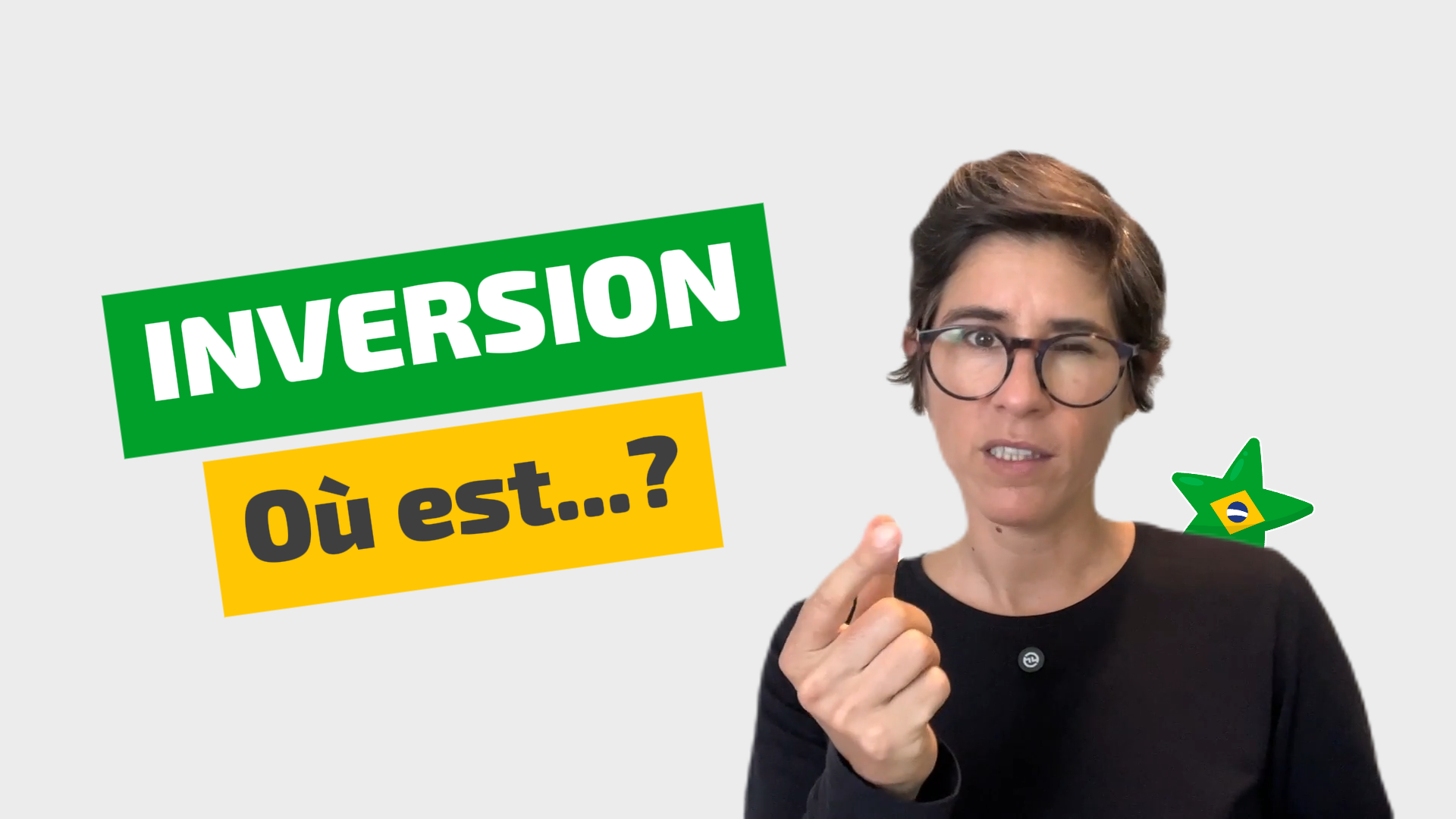 Inversion OÙ EST en portugais