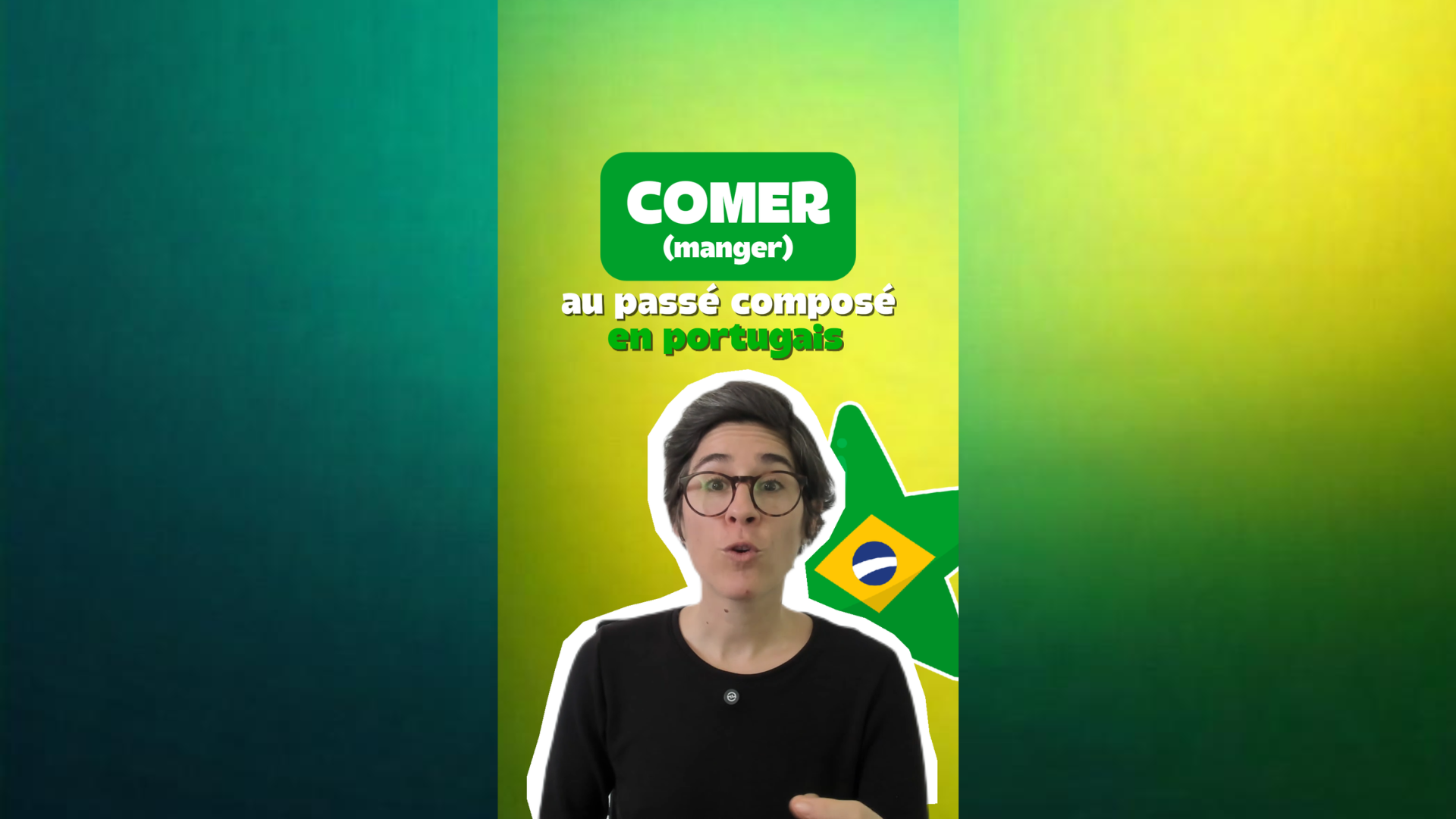 Passé composé en portugais - MANGER
