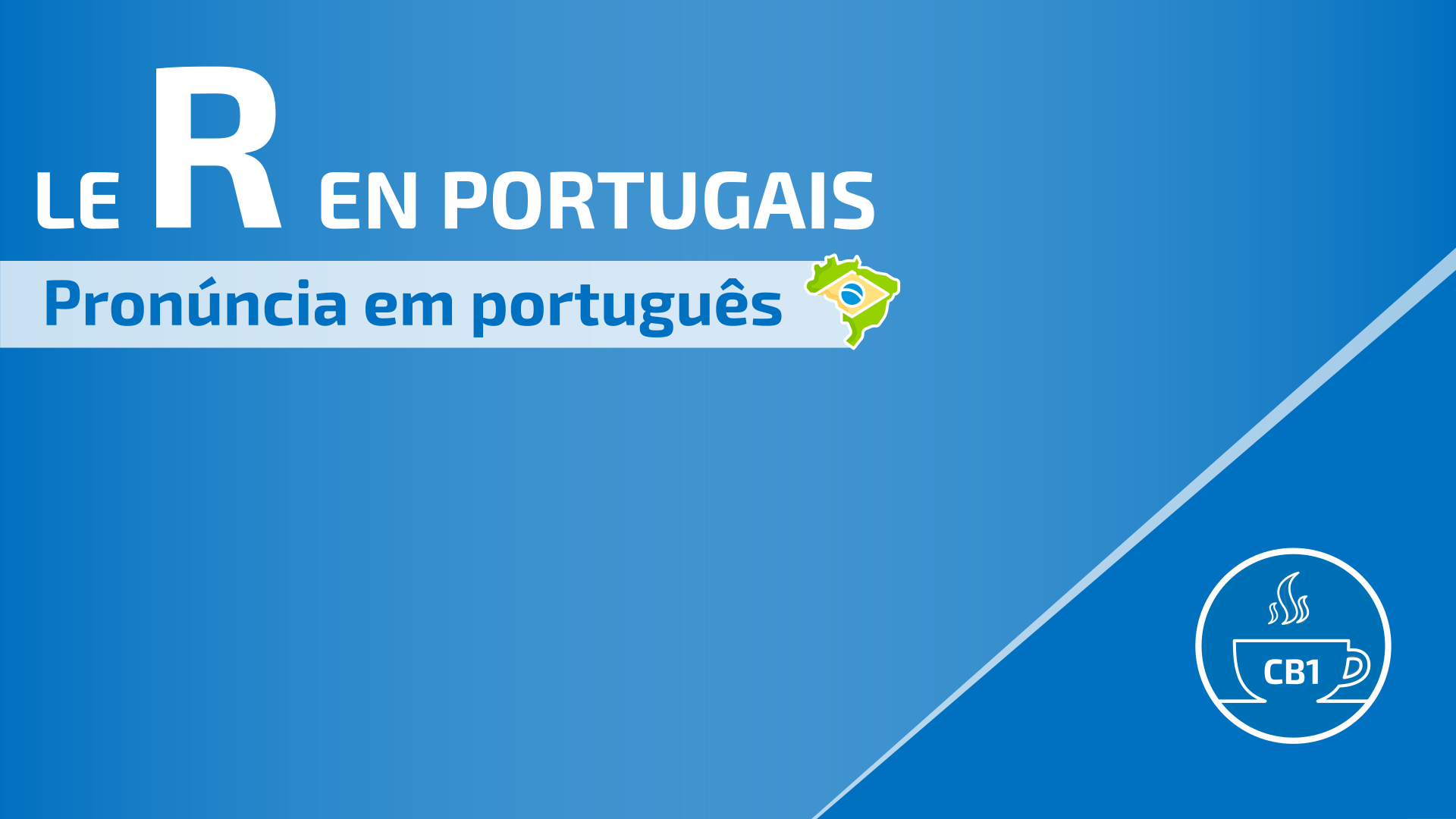 La prononciation du R en portugais