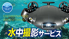 愛媛の水中撮影なら 調査 点検　水中撮影サービス　水中ドローン