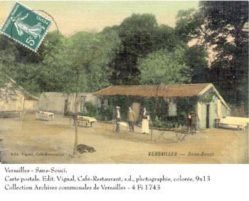 Café restaurant de Sans Souci, début 20e siècle-Place de la Brèche