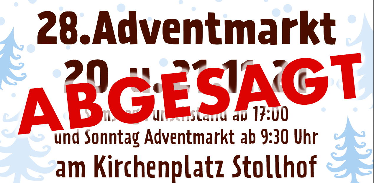 Unser 28. Adventmarkt: ABGESAGT