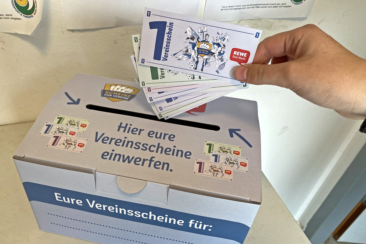 "Scheine für Vereine" bei REWE