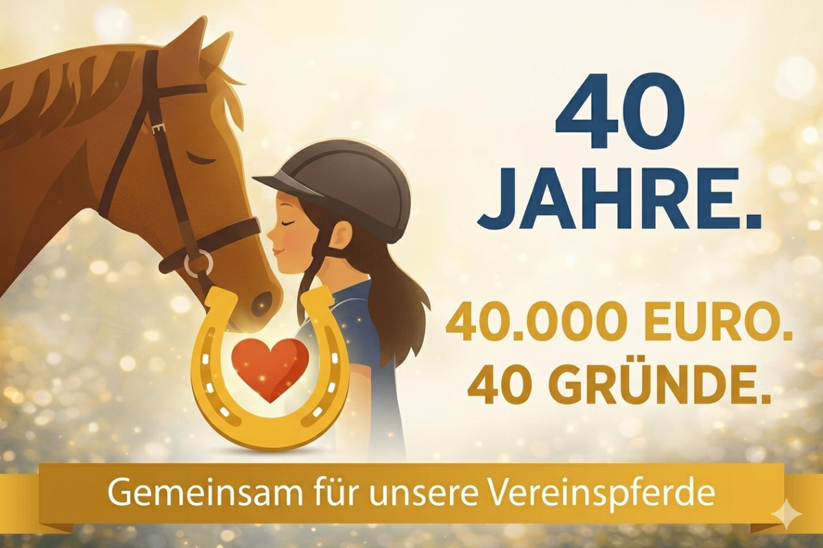 40 Jahre. 40.000 Euro. 40 Gründe.
