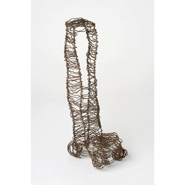 Artist: Roger Hose | "I Can See Above You" | 2009 | Household Found Objects | H:600 x W:180 x D:100mm | Price: $350.00