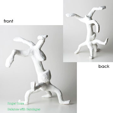 Artist: Roger Hose | "Balance with Bandages" | 2009 | Household Found Objects | H:900 x W450 x D:450mm | Price: $800.00