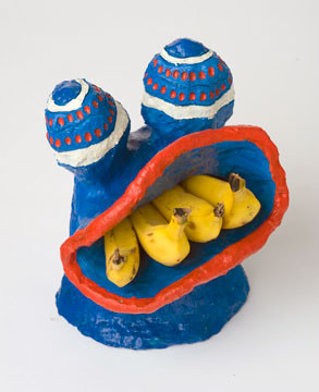 Artist: Roger Hose | "I Banana Holder" | 2009 | Clay | H:330 x W:210mm | Price: $350.00