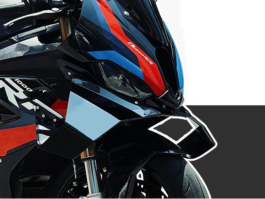 Front Spoiler Fixed Wind Winglets For BMW S1000RR M1000RR
