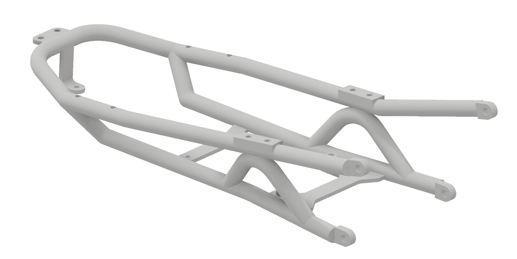 TighTails ZX10R 16-19 サブフレーム/シートフレーム Tightails 2011-15 ZX-10R Aluminum Subframe