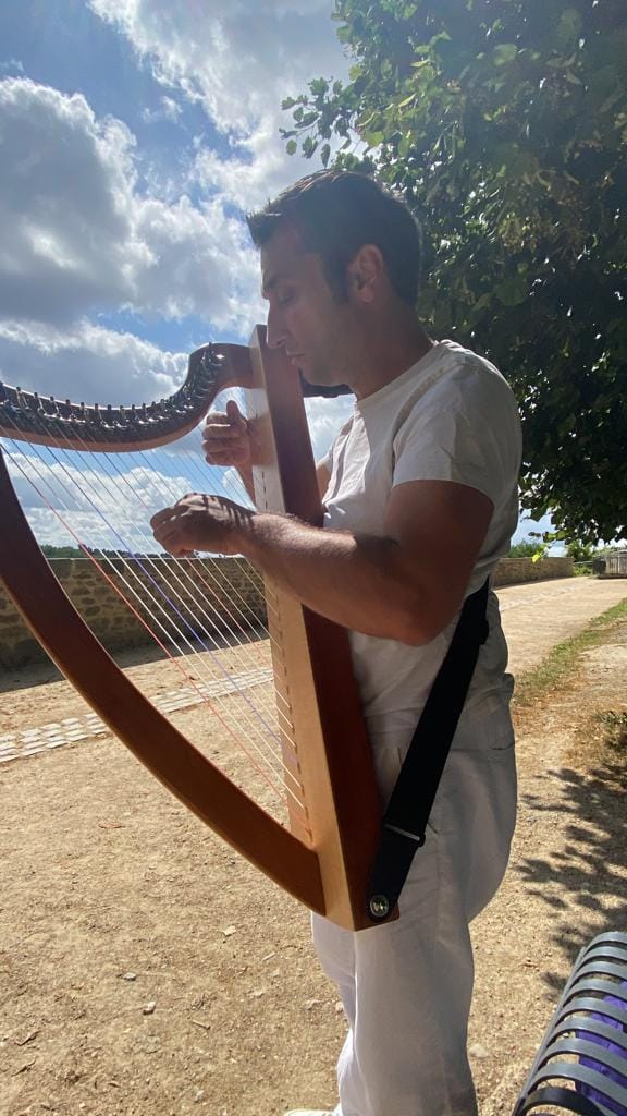 Renaud KULEMANN, harpe-thérapie