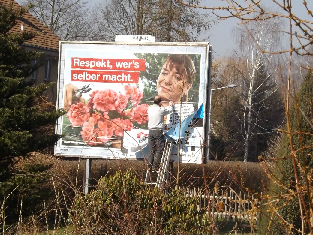 das dritte Viertel feststreichen