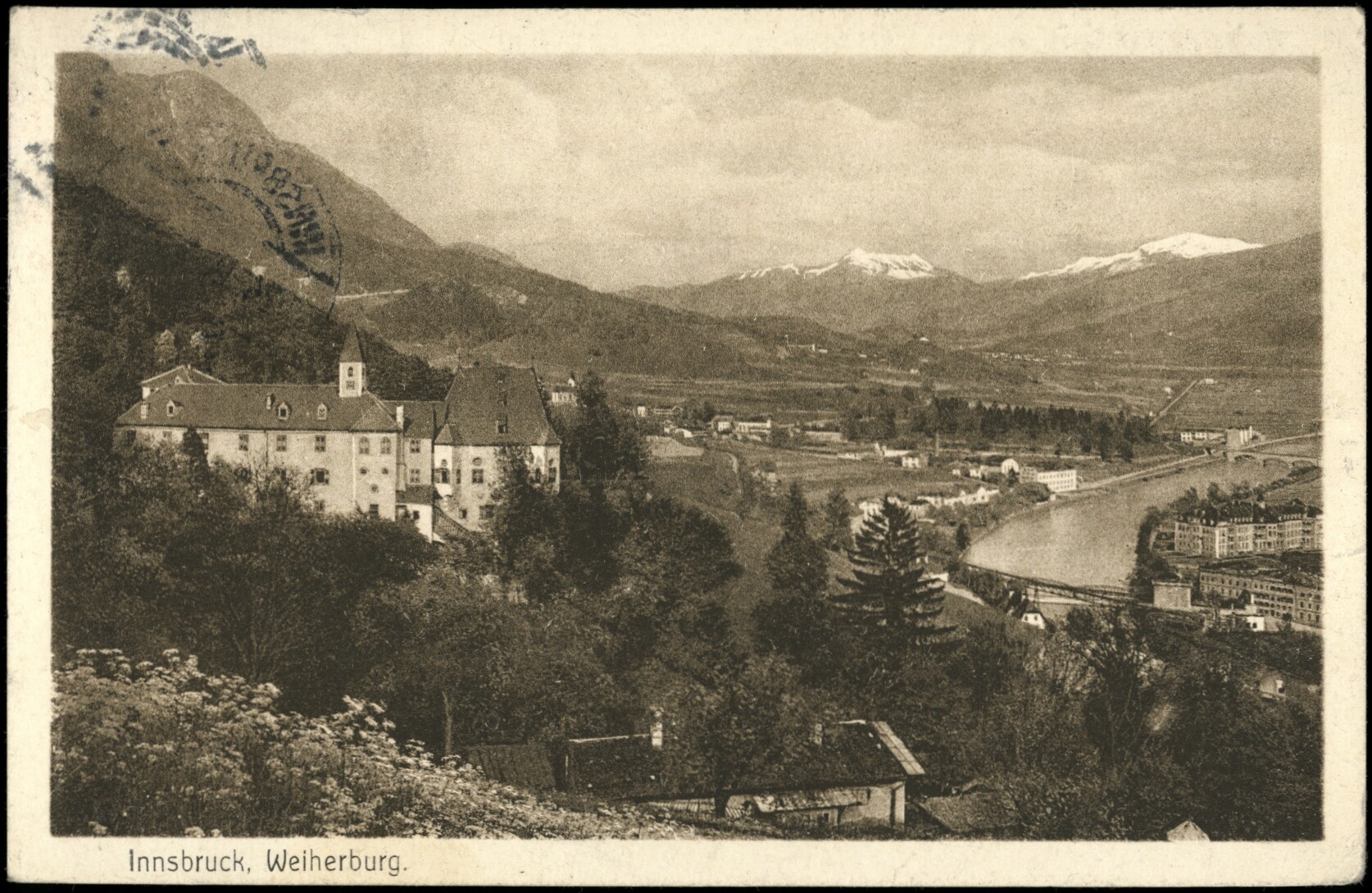 Weiherburg 1921 Blick n Osten