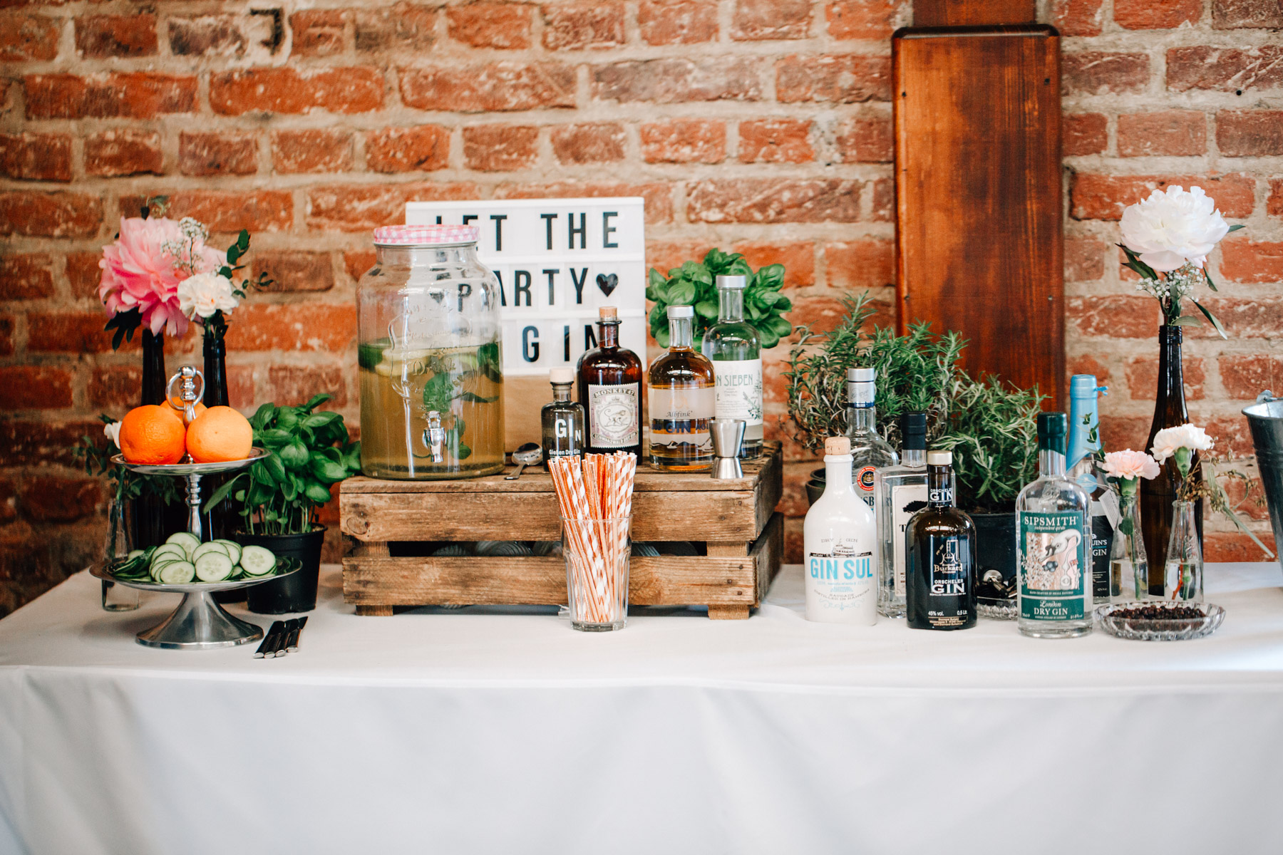 Hochzeit GIN Bar 