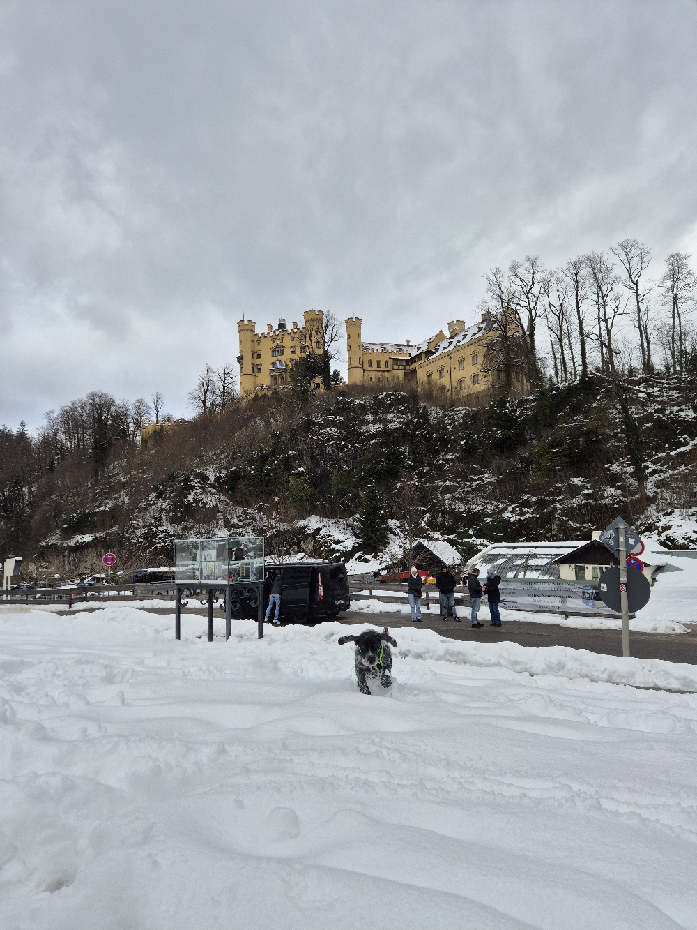Schlösser sind zwar cool, aber Schnee findet der Ulayo noch viel cooler