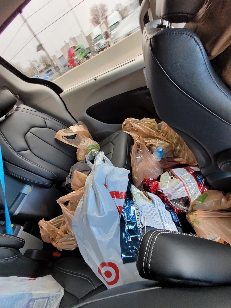 Das Auto ist voll