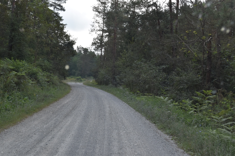...40km nichts als Schotterstrassen...