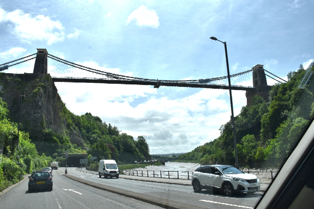 In Bristol waren die Brücken etwas höher