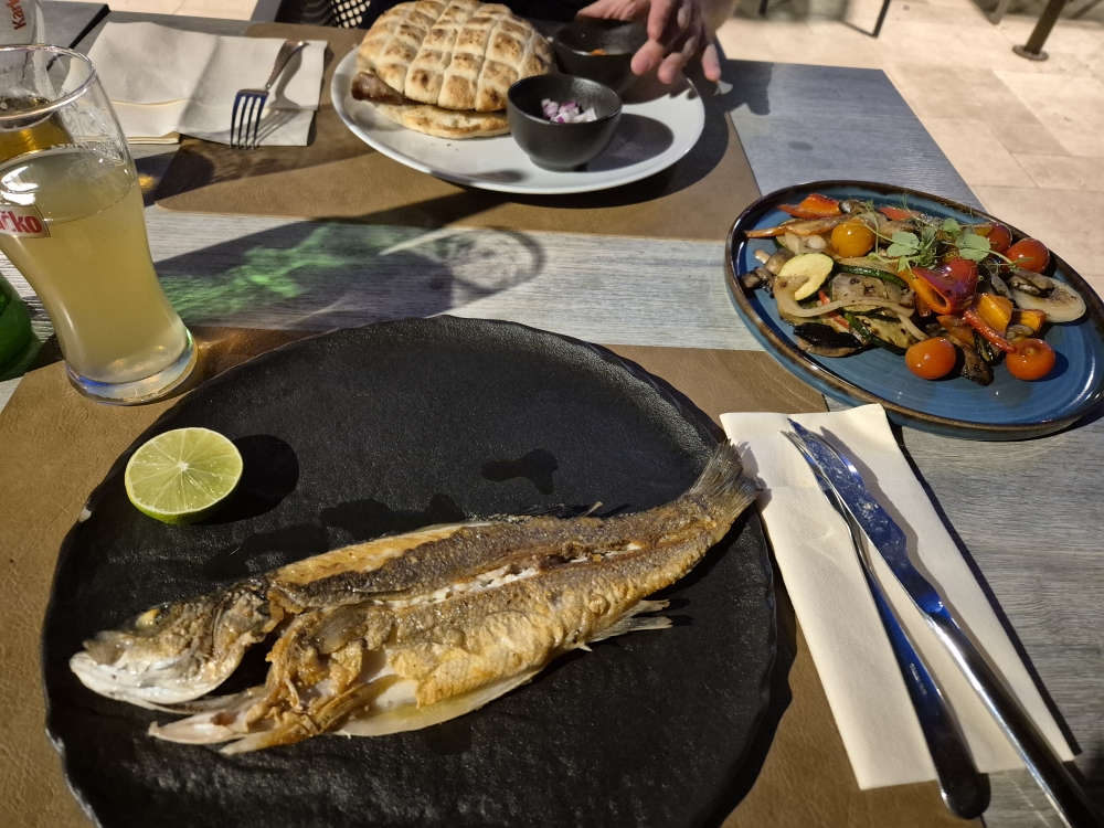 Zur Feier der Siegerin gönnten wir uns ein Abendessen im Restaurant