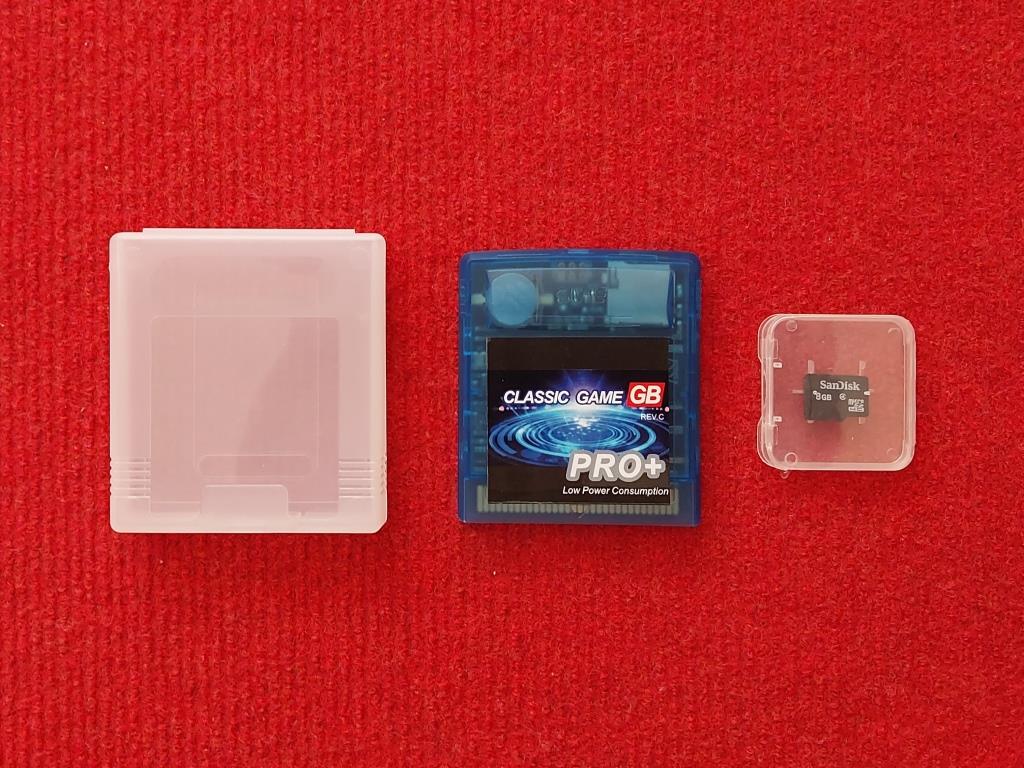 Mi cartucho Flash Classic Game GB Pro + Tarjeta MicroSD de 8Gb