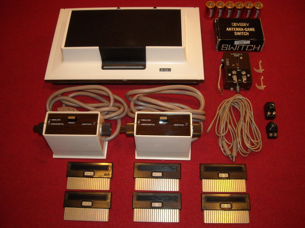 Consola, accesorios para su funcionamiento y tarjetas de soporte