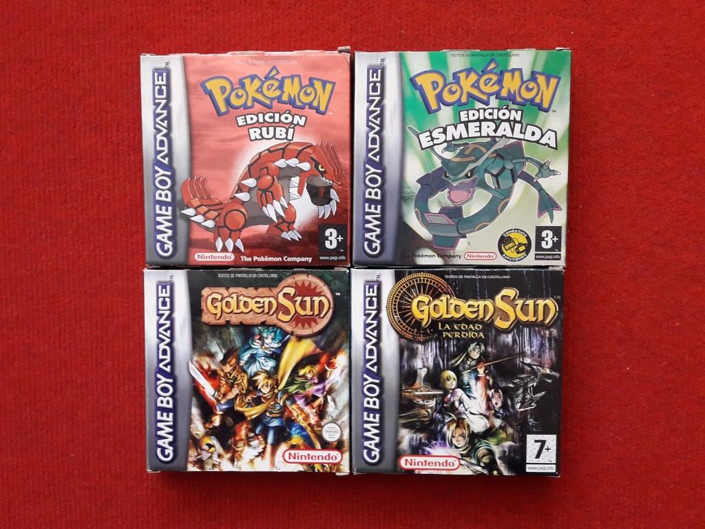 Mis videojuegos Pokémon para Game Boy Advance