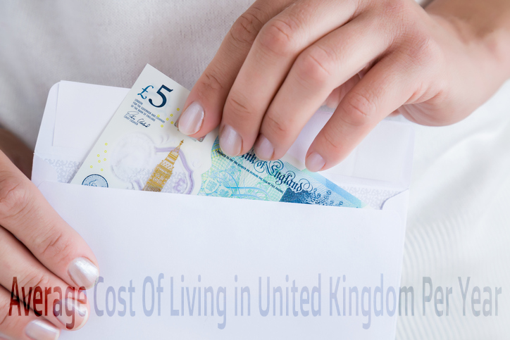 Online assignment help -  Average cost of living in United Kingdom per year