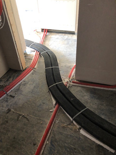 Das Ziel ist der Weg, ohne Plan, Gefahr von Estrichbruch