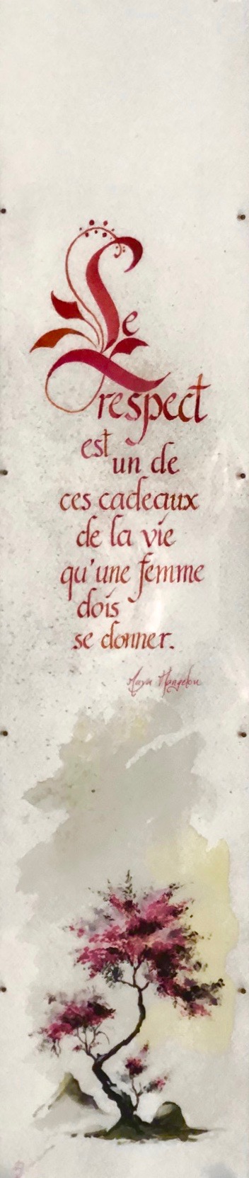 C230 - 70x25 - Encre et gouache - VENDUE