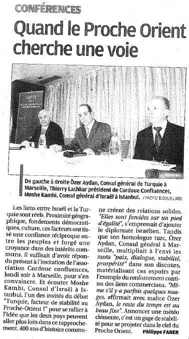 Journal La Provence / édition du mercredi 9 décembre 2009