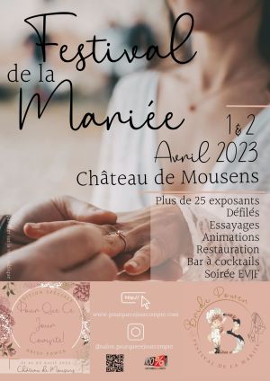 Festival de la Mariée Pour Que Ce Jour Compte 1 et 2 Avril 2023