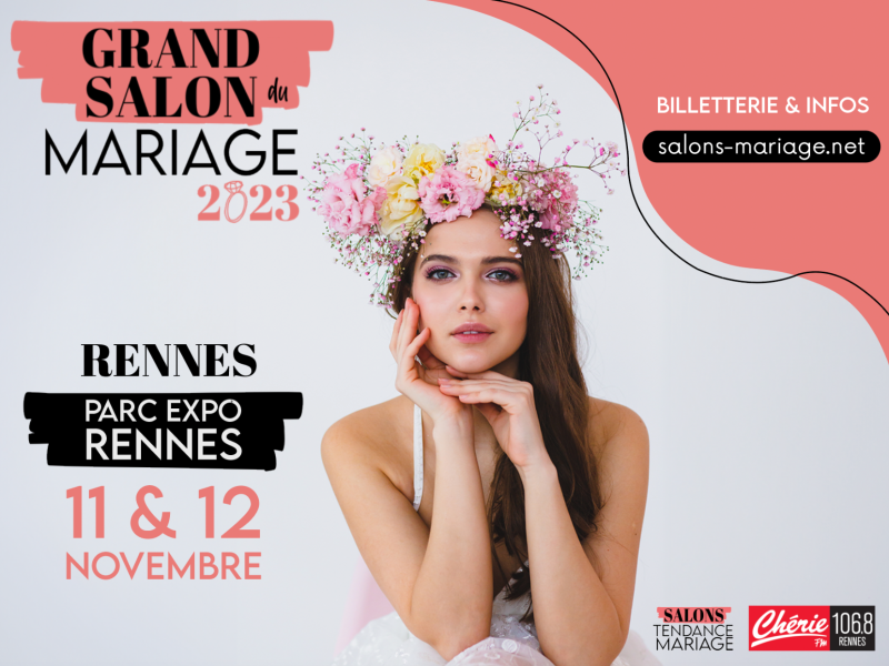 Salon du Mariage à Rennes 11 et 12 Novembre 2023