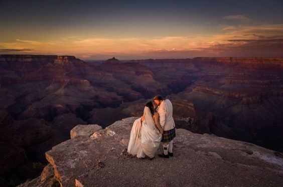 Mariage dans le Grand Canyon