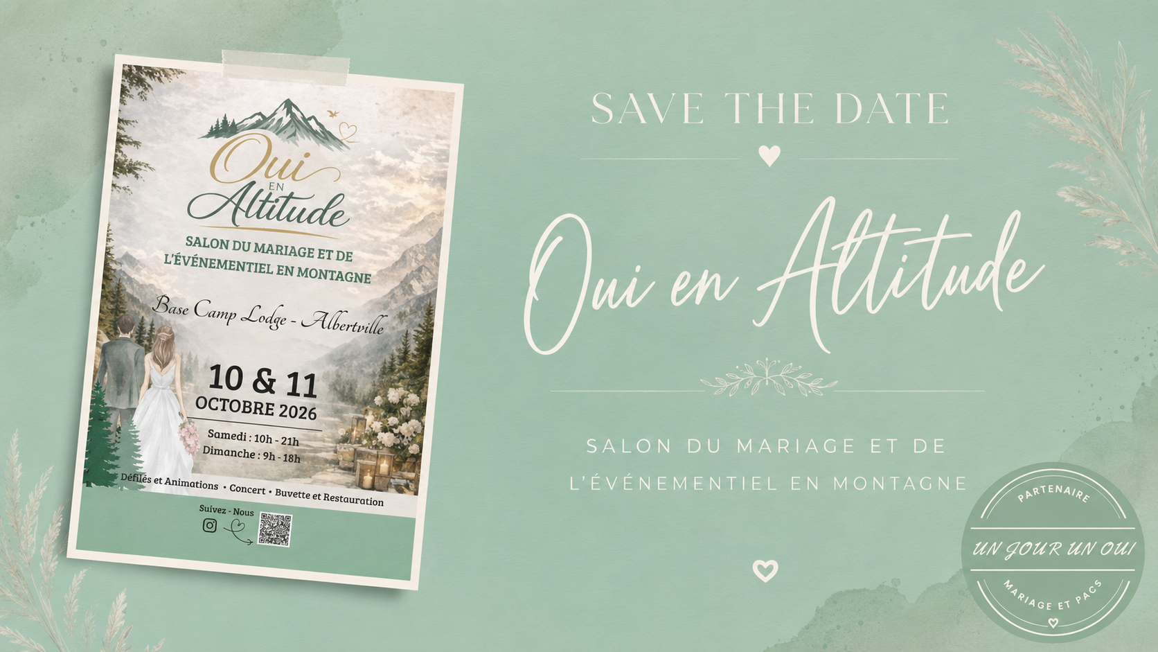 Un Jour Un Oui partenaire du salon Oui en Altitude - Crédit photo : Tous droits réservés
