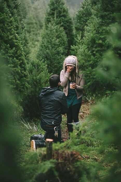 Demande de mariage en pleine nature!! Source Pinterest