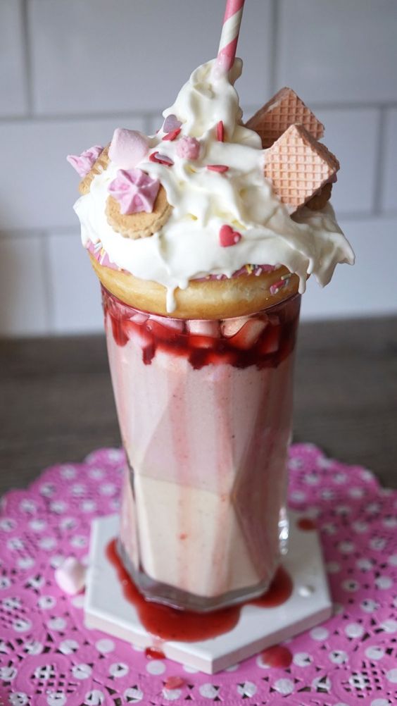 Un freakshake en apparence moins volumineux