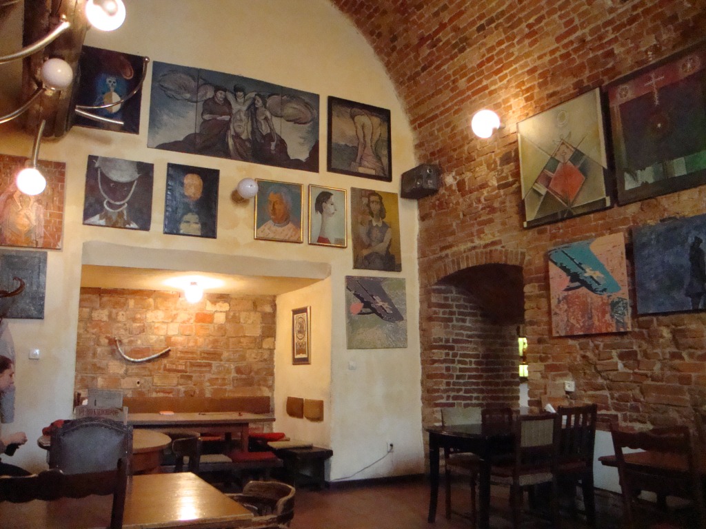 Lviv art cafe Under Klepsydra