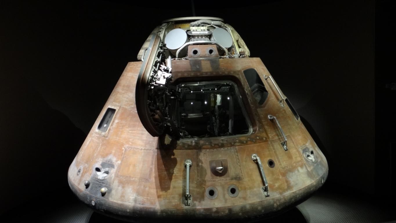 Orginal Astronautenkapsel der Apollo 9 Mission 