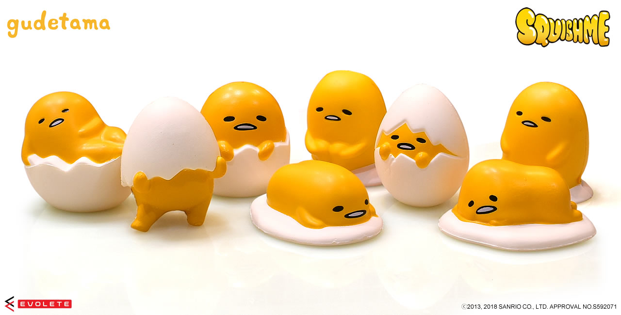 Gudetama SquishMe - Evolete  Worldwide Distributor of Fun 