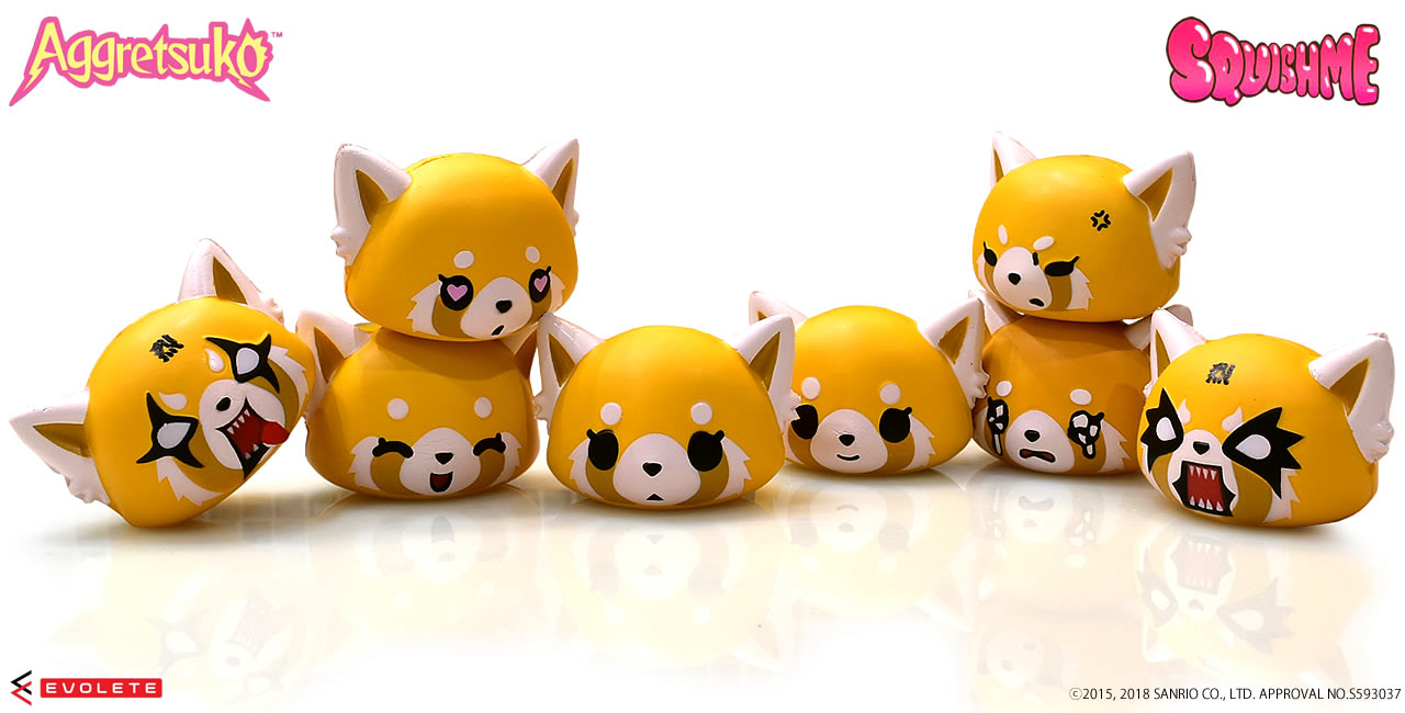 Aggretsuko SquishMe - Evolete | Worldwide Distributor of Fun, Innovative, &  Creative Items