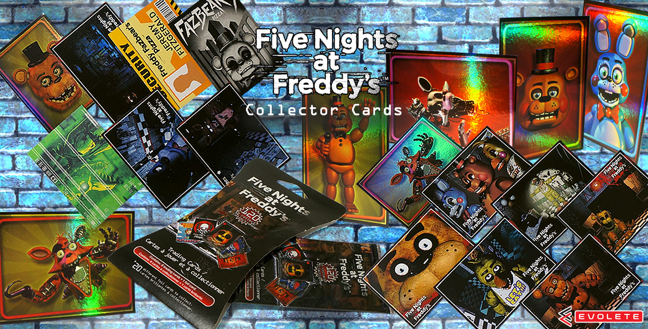 Five Nights at Freddy's Trading Cards Evolete Worldwide Distributor