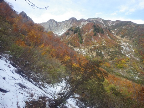 遠く、新潟の火打岳も見えます