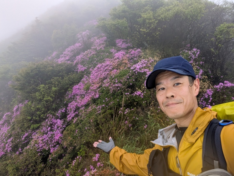 くじゅう中岳、三俣山へ