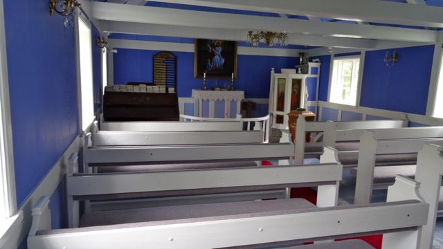 Chapelle de Stafafell, intérieur