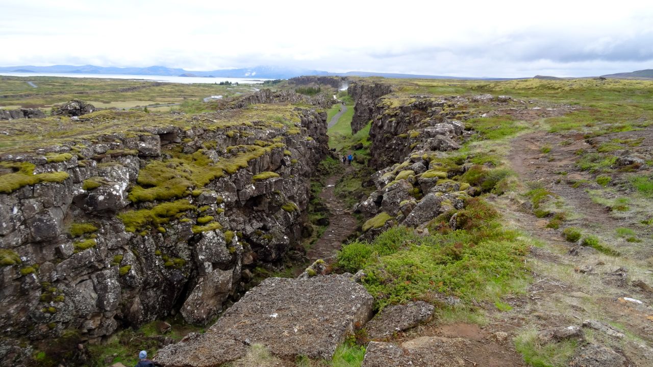 La faille entre l'Europe et l'Amérique: Thingvellir