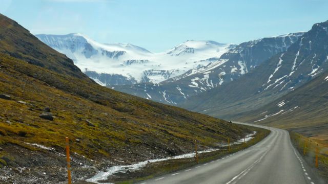 En direction des fjords de l'est