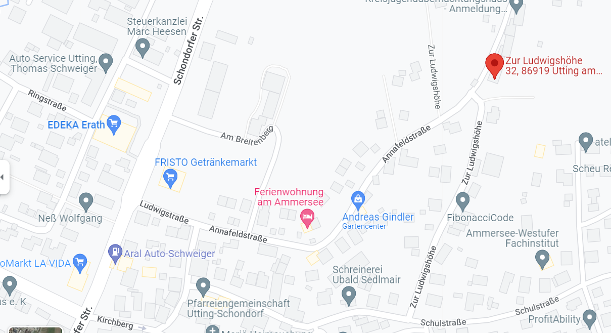 So erreichen Sie uns Anfahrt kindergartenuttings Webseite!